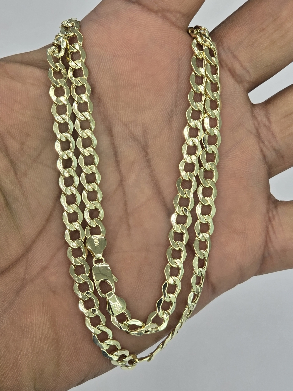 10k Real Gold Cuban Chain 5.7 Mm 20 Inches